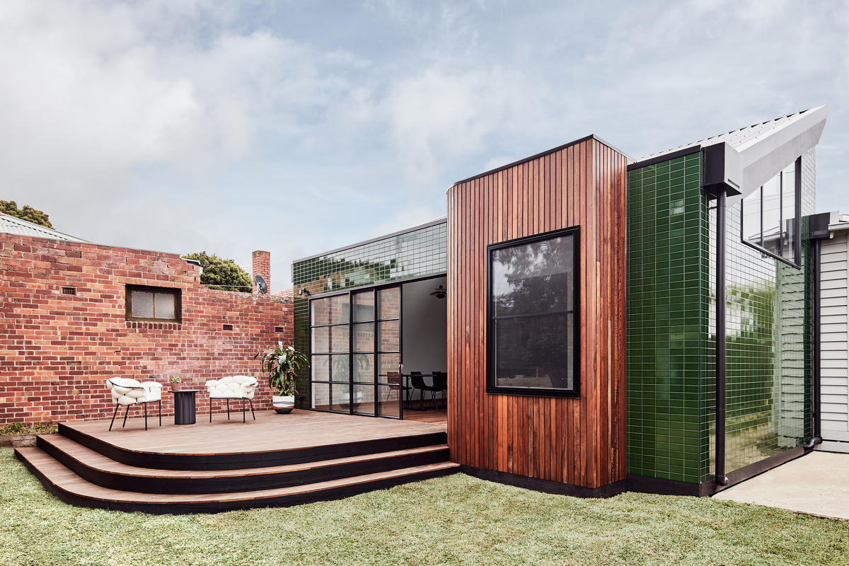 A home addition inspired by the tiled facades of pubs in the area! A Home Addition Inspired By The Tiled Facades Of Pubs In The Area!