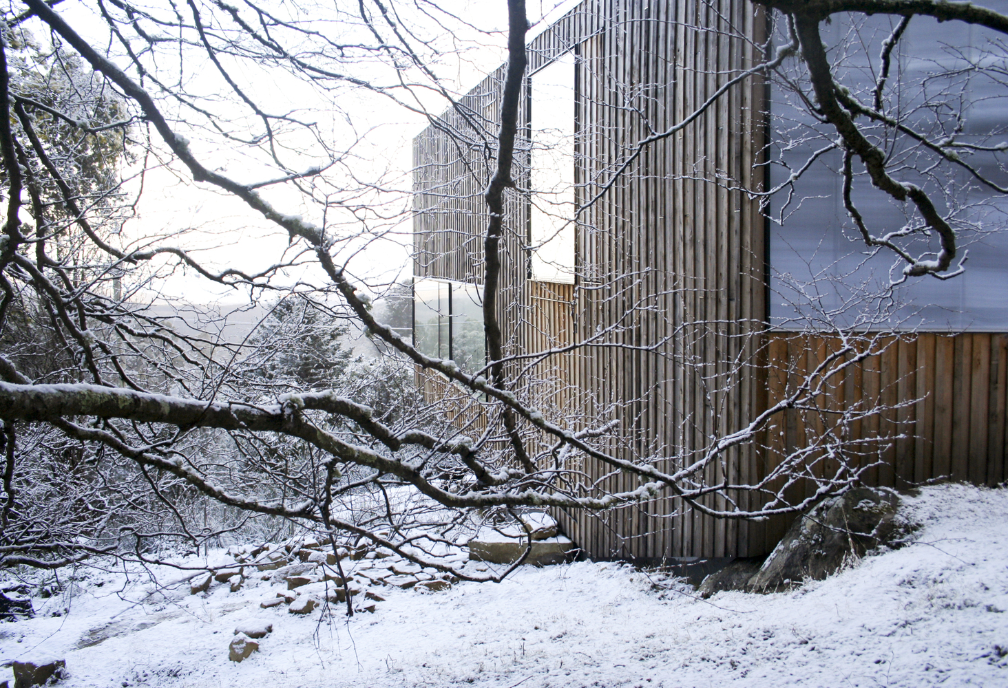 A Small Home With Big Volumes Designed to Embrace its Cool Climate