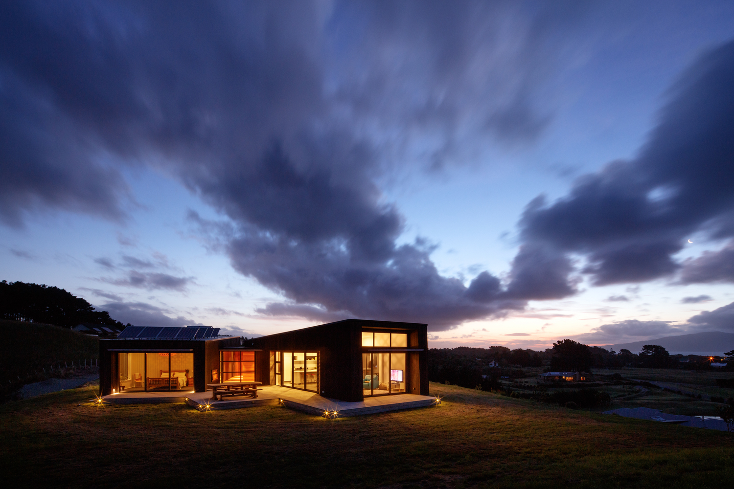 A Sheltered Courtyard Protects From This Exposed Location