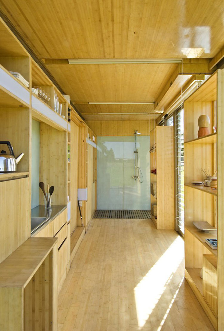 Port-a-Bach Portable Shipping Container Home by AtelierWorkshop Architects (via Lunchbox Architect)