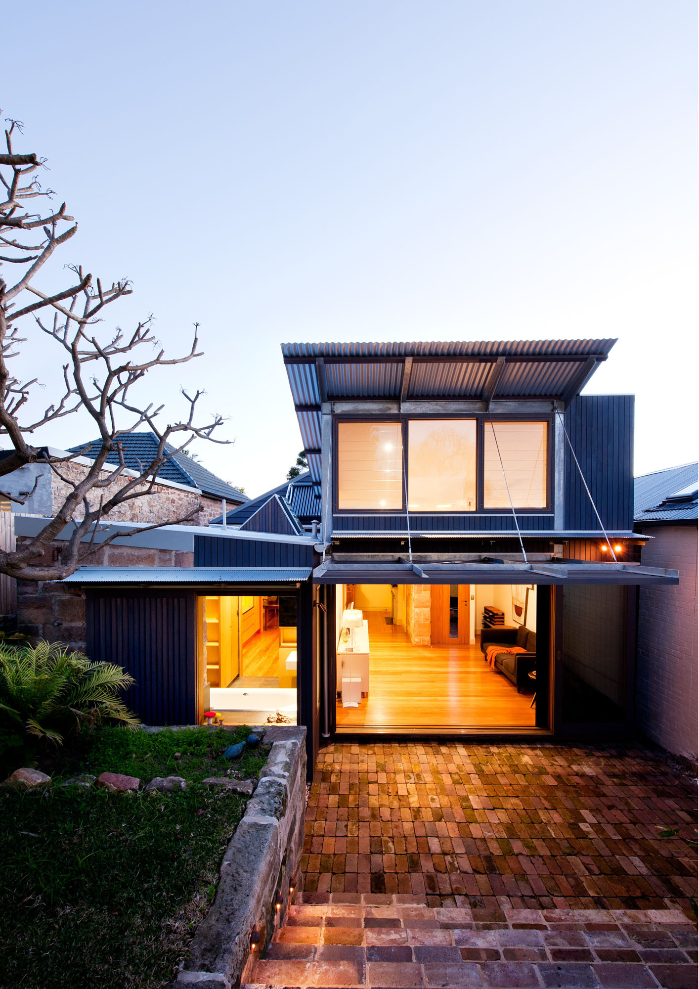 Historic Tempe Sandstone Cottage Gets Refined Contemporary Addition